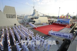 Chùm ảnh: Lễ thượng cờ cho hai tàu Hộ vệ tên lửa Gepard 3.9